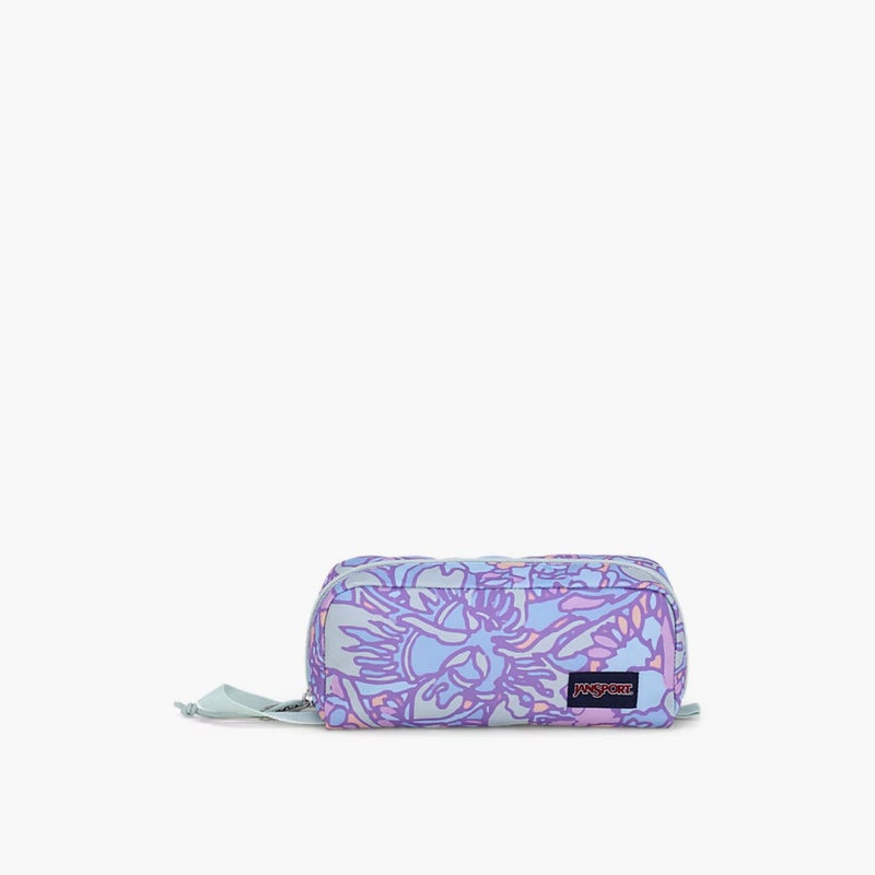 JANSPORT Printed Pencil Pouch in Purple for Kids - Image 1